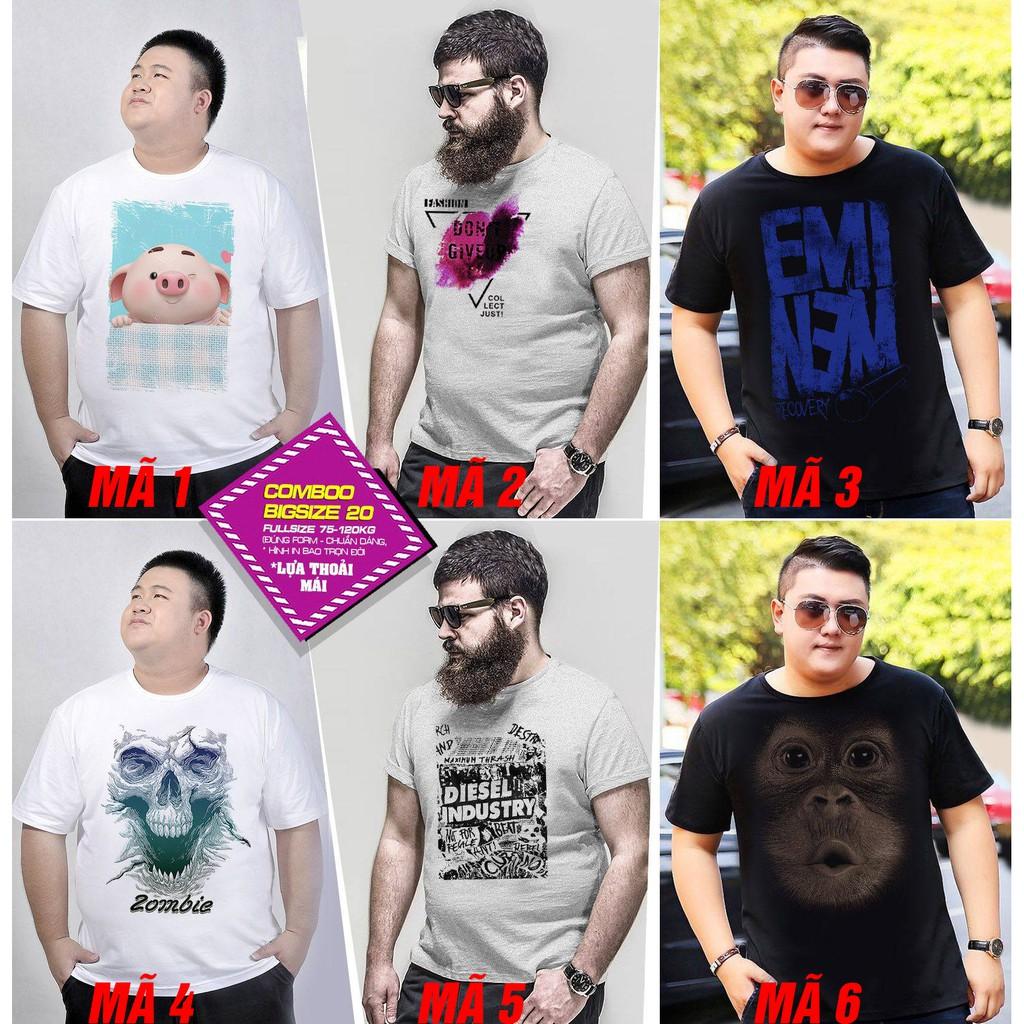 Áo in họa tiết cho người mập