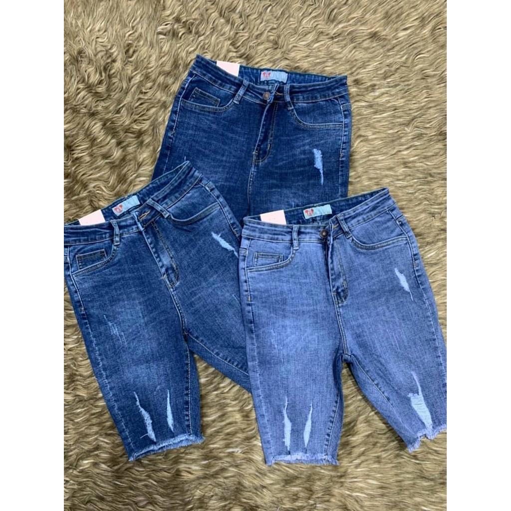 QUẦN JEANS NGỐ CO GIÃN RÁCH SIZE ĐẠI SHOP PHƯƠNG CHÂU