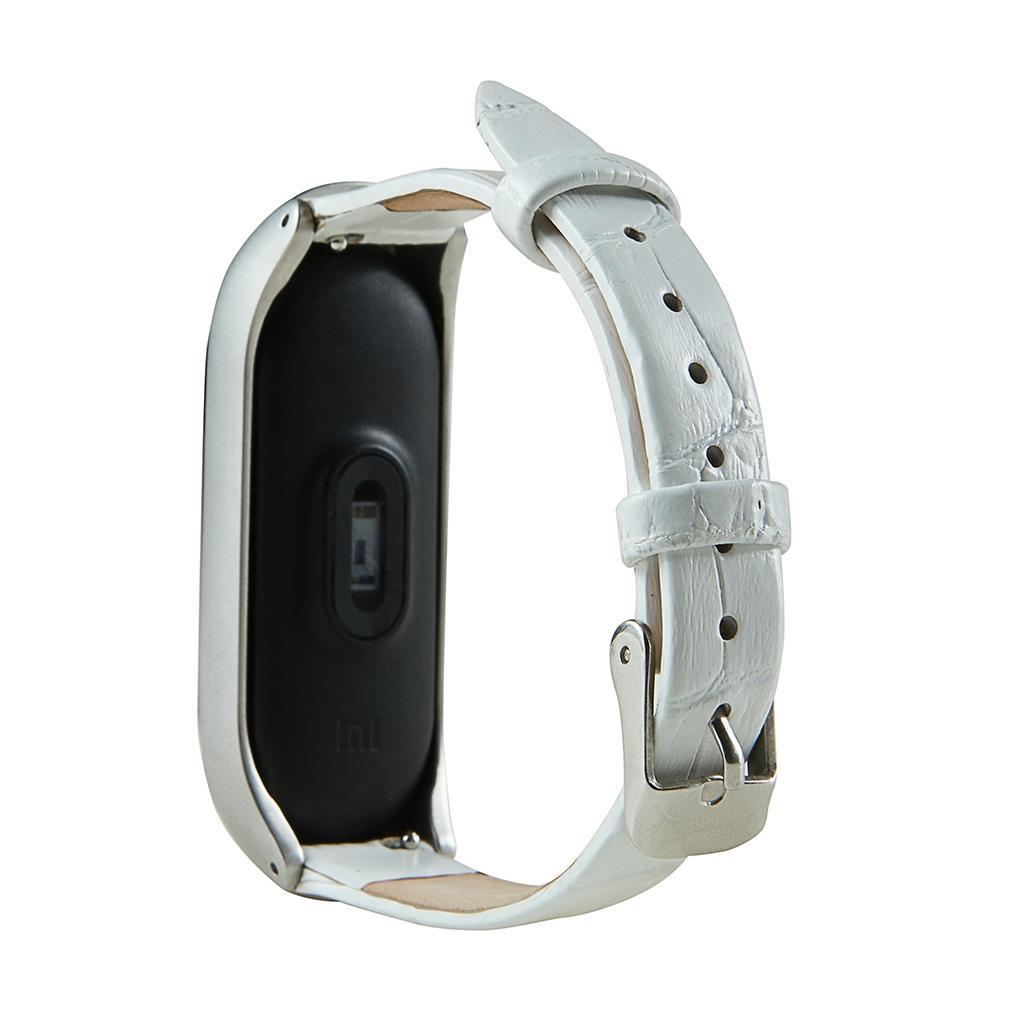 Replacement PU Leather Wrist Strap Band W/ Metal Frame For Xiaomi 3 4