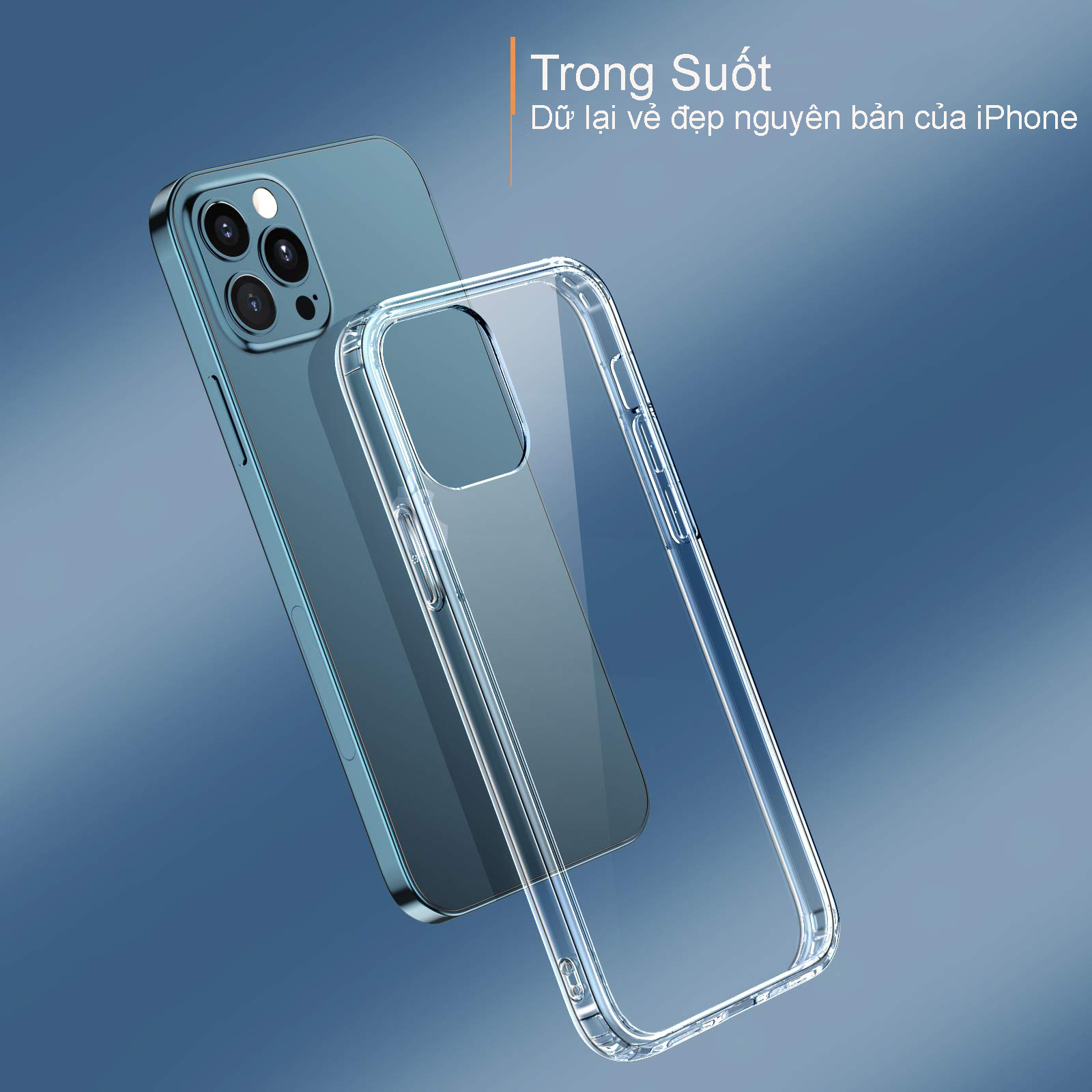 Ốp Lưng Kính Cường Lực Trong Suốt, Viền Máy Dẻo, Chống Trầy Xước, Va Đập Dành Cho Iphone 12/ 12Mini/ 12Pro/12 Pro max/ 7/8SE 2020 Hàng Chính Hãng Helios