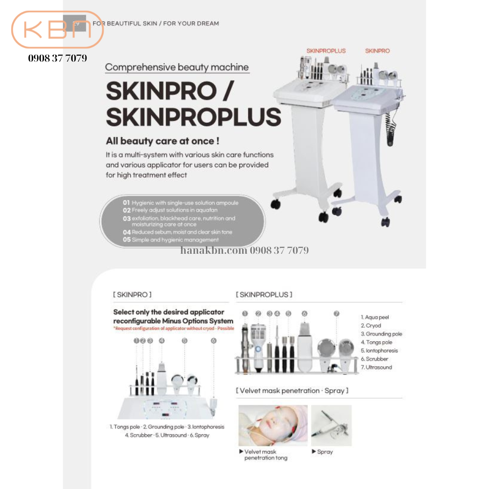 Máy Chăm Sóc Da SKINPRO &amp; SKINPRO PLUS