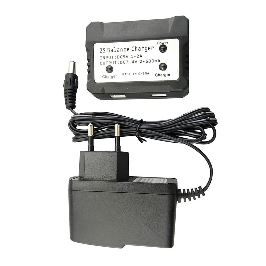 Phích Cắm EU-RC Máy Bay Module 2 trong 1 Pin Lipo Cân Bằng Adapter Sạc