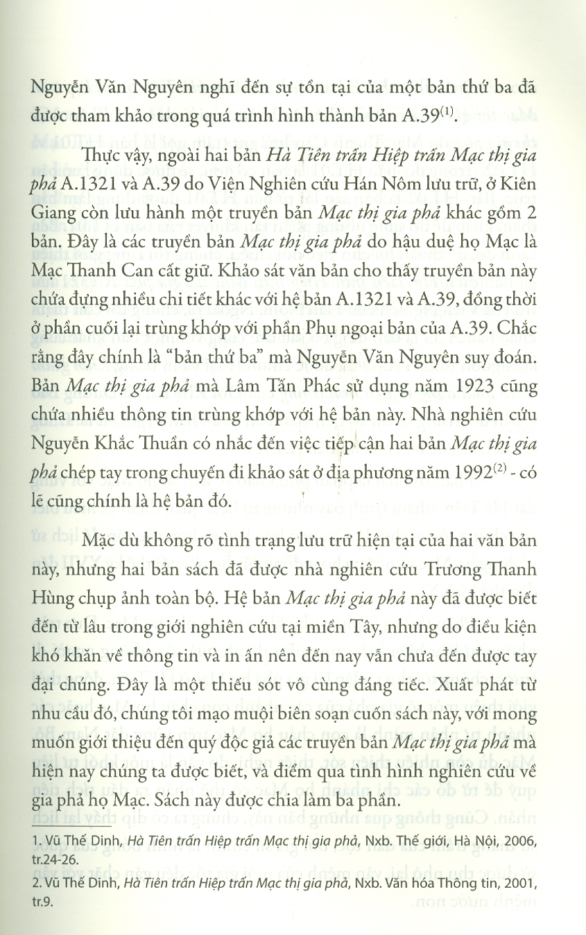 Mạc Thị Gia Phả (Họ Mạc với vùng đất Hà Tiên)