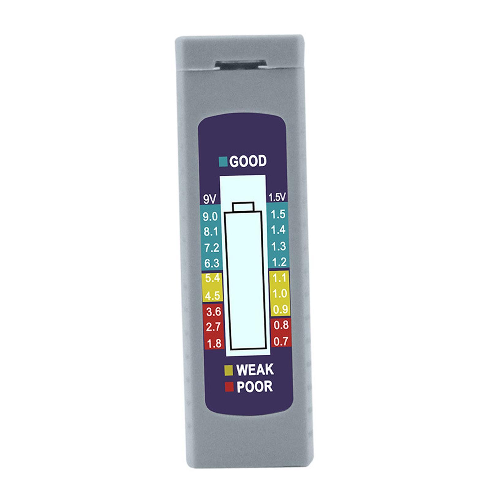 Battery Tester Universal Digital for 9V Battery AA Household Batteries