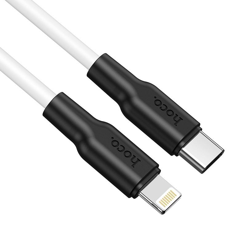 Cáp sạc nhanh Hoco X21 Plus đầu cắm USB C sang thích hợp cho 12 Pro PD 20W