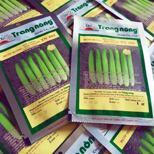 Hạt Giống Mướp Hương Kim Thành Trang Nông 1gram