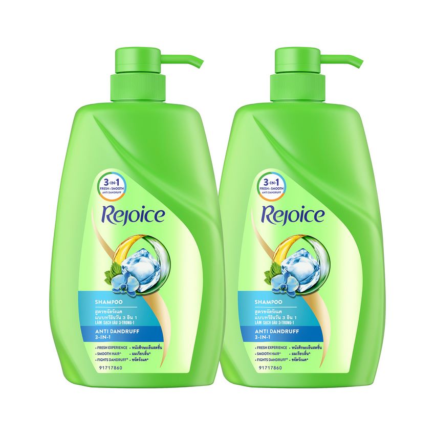 Combo 2 Rejoice 3-Trong-1 Ngăn Ngừa Gàu 900g