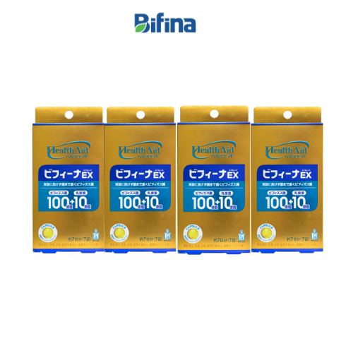 [COMBO 4  HỘP] Men vi sinh Bifina EX 7 gói - dành cho người viêm đại tràng, hội chứng ruột kích thích