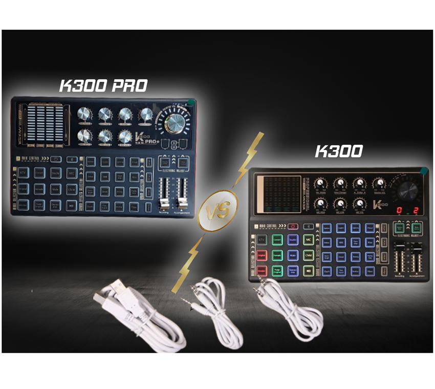 Sound Card thu âm K300 Pro ( Hàng Chính Hãng )