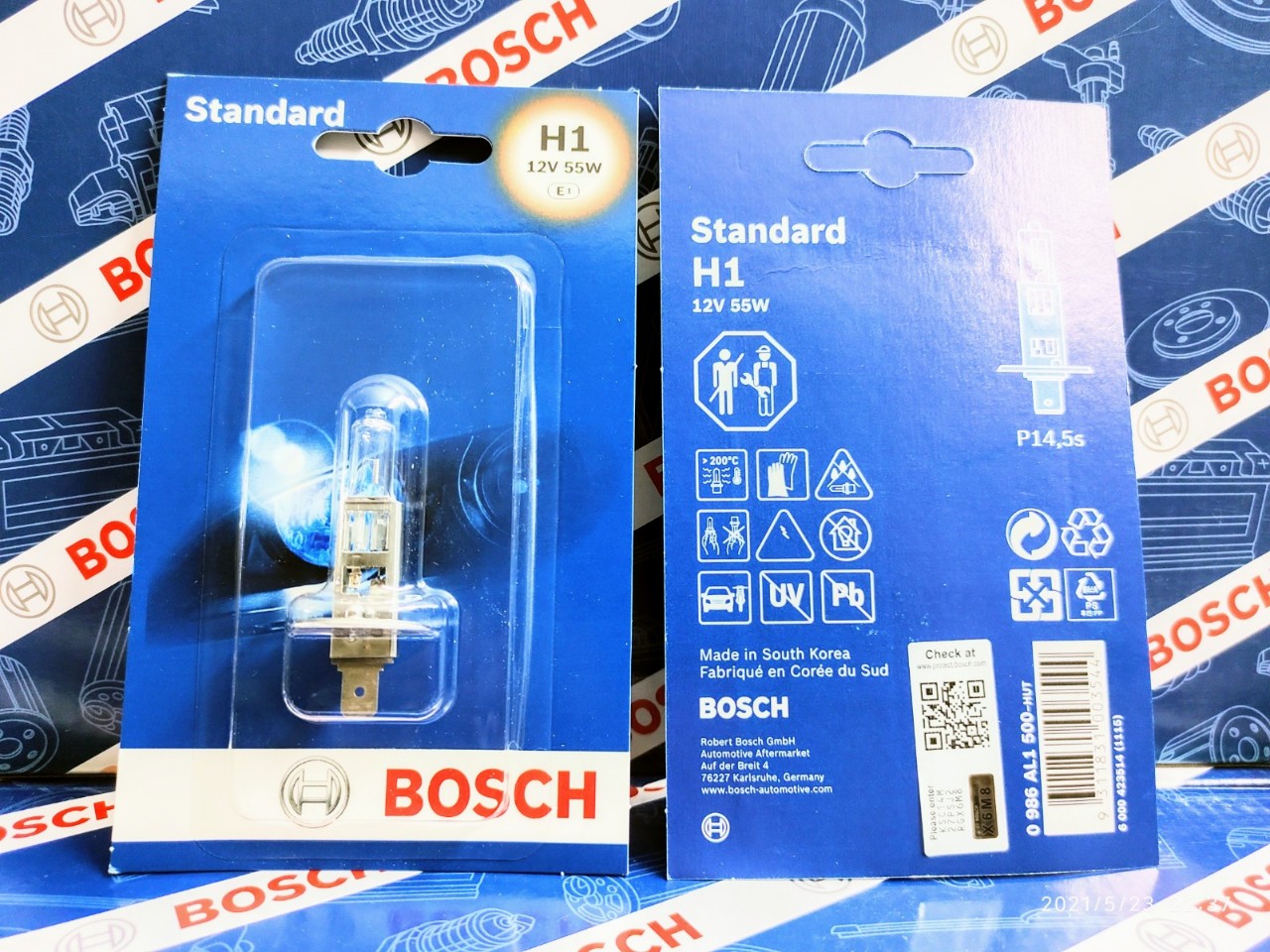 Bóng đèn Bosch H1 12V 55W