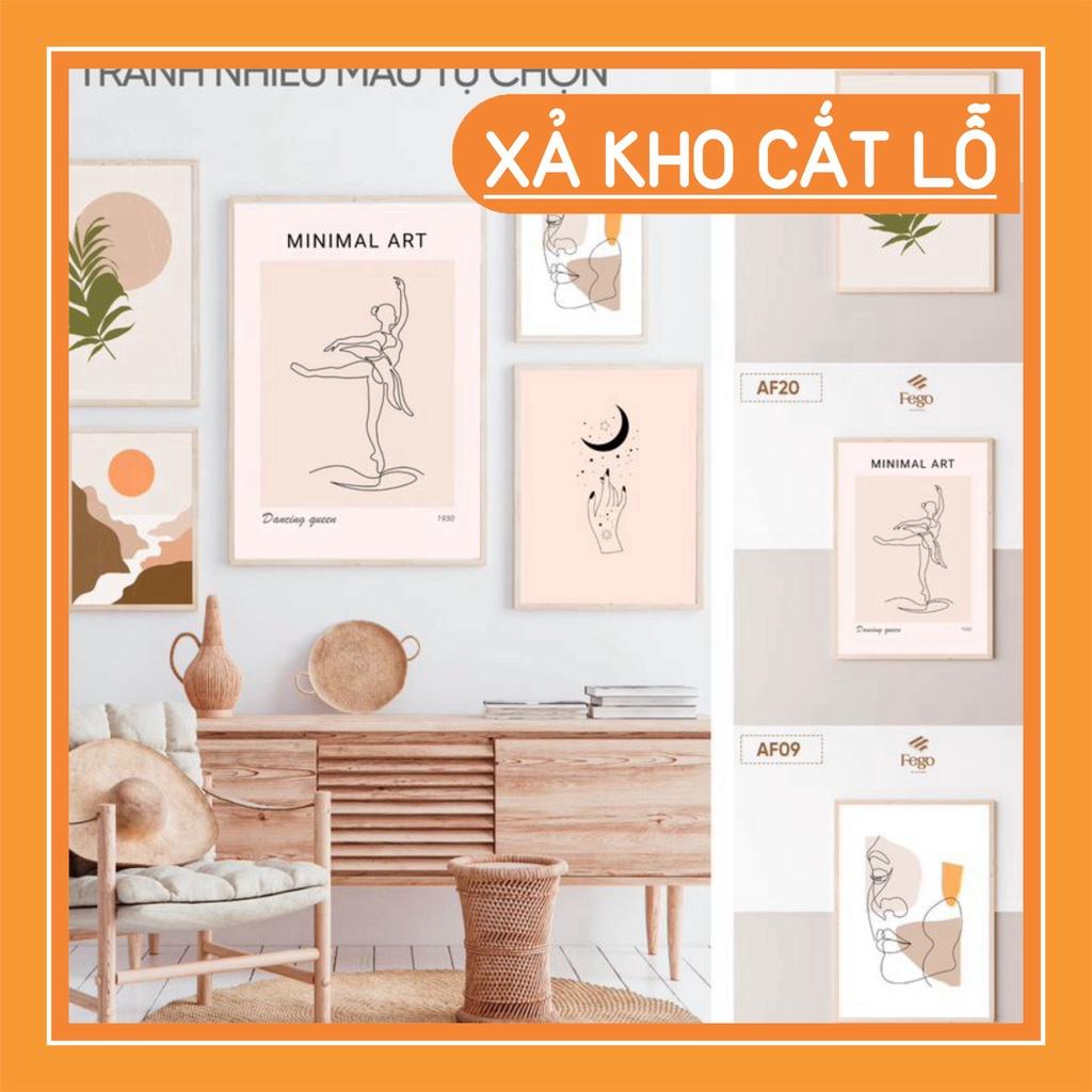 SIÊU ĐẸP Tranh treo tường khung gỗ trang trí nhà cửa A3, A4, A5/ Khung tranh decor phòng phong cách nghệ thuật Siêu rẻ