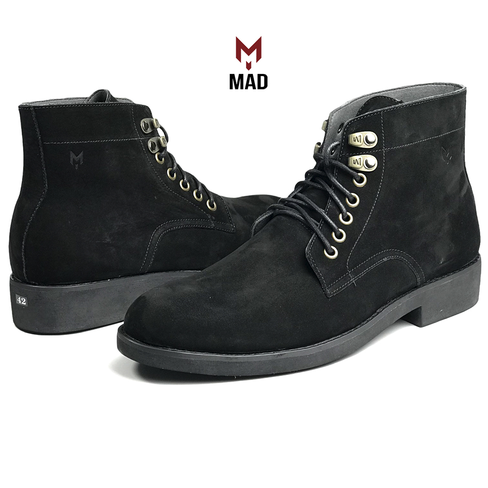 Giày cao cổ nam Desert Plain Iron Boots MAD Suede da lộn cao cấp chính hãng bảo hành trọn đời