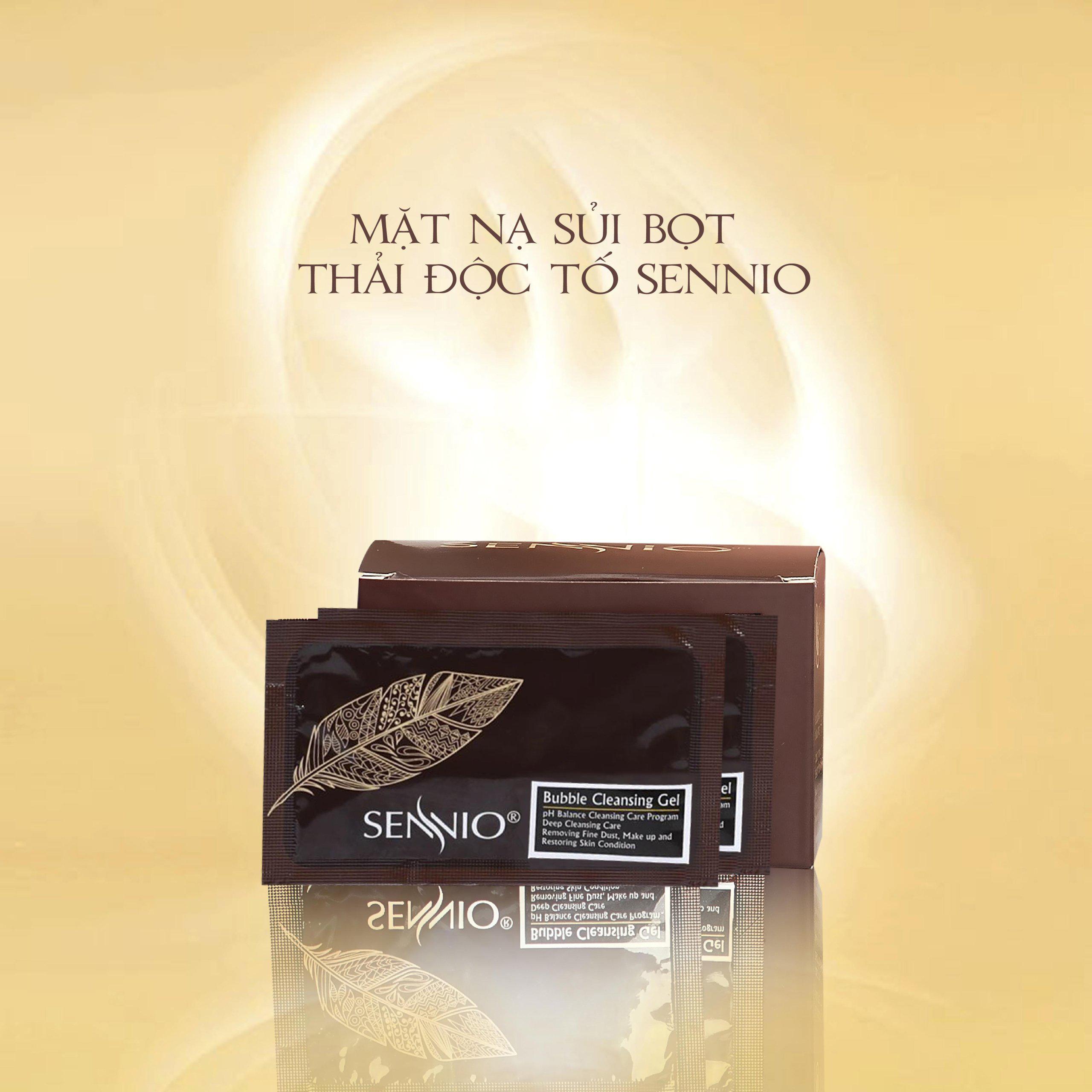 Mặt nạ sủi bọt thải độc tố sennio