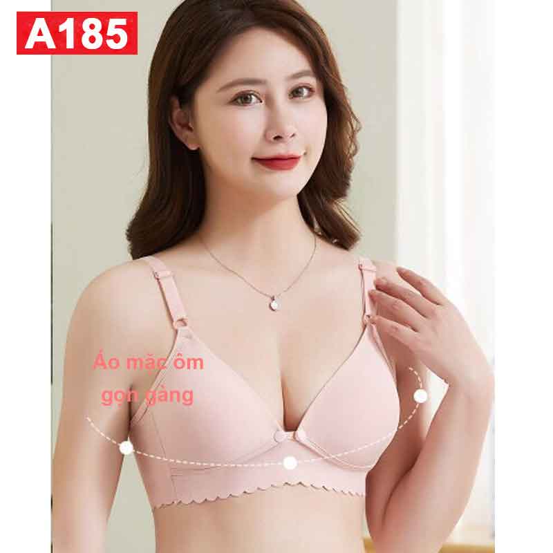 Áo lót bầu cho bé con bú SU NON không gọng đồ lót chip bà bầu A185