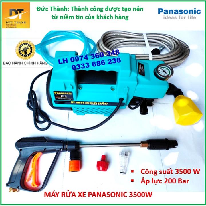 Máy rửa xe PANASONIC 3500W mày xanh