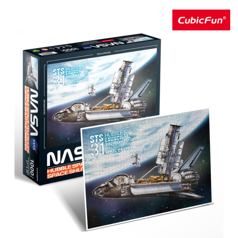 Đồ Chơi CUBIC FUN Xếp Hình 2D Nasa: Kính Viễn Vọng Vũ Trụ Hubble DS1030H