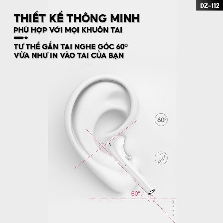 Tai Nghe Bluetooth Không Dây Tự Kết Nối Với Thiết Bị Cảm Ứng Thế Hệ Mới Hợp Dùng Với Tất Cả Các Dòng Điện Thoại DZ-112