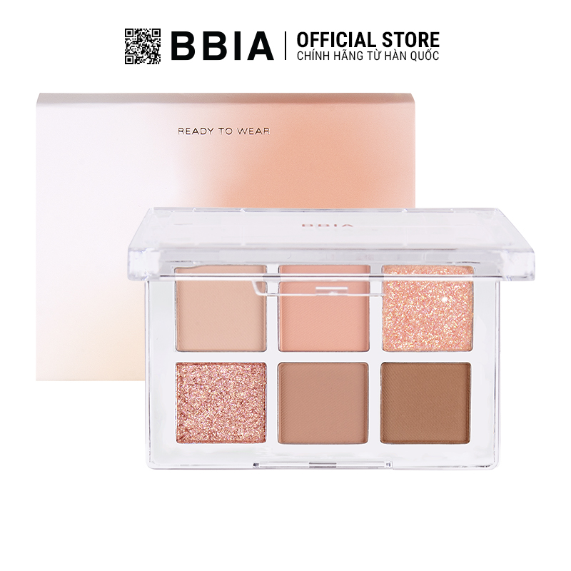 Bảng Màu Mắt Bbia Ready to Wear Palette (6 màu) 5g