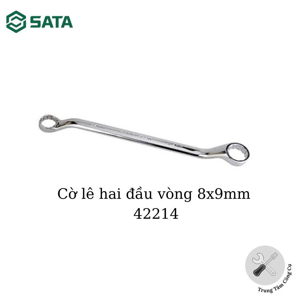 Cờ lê hai đầu vòng 8*9mm - 42214 SATA