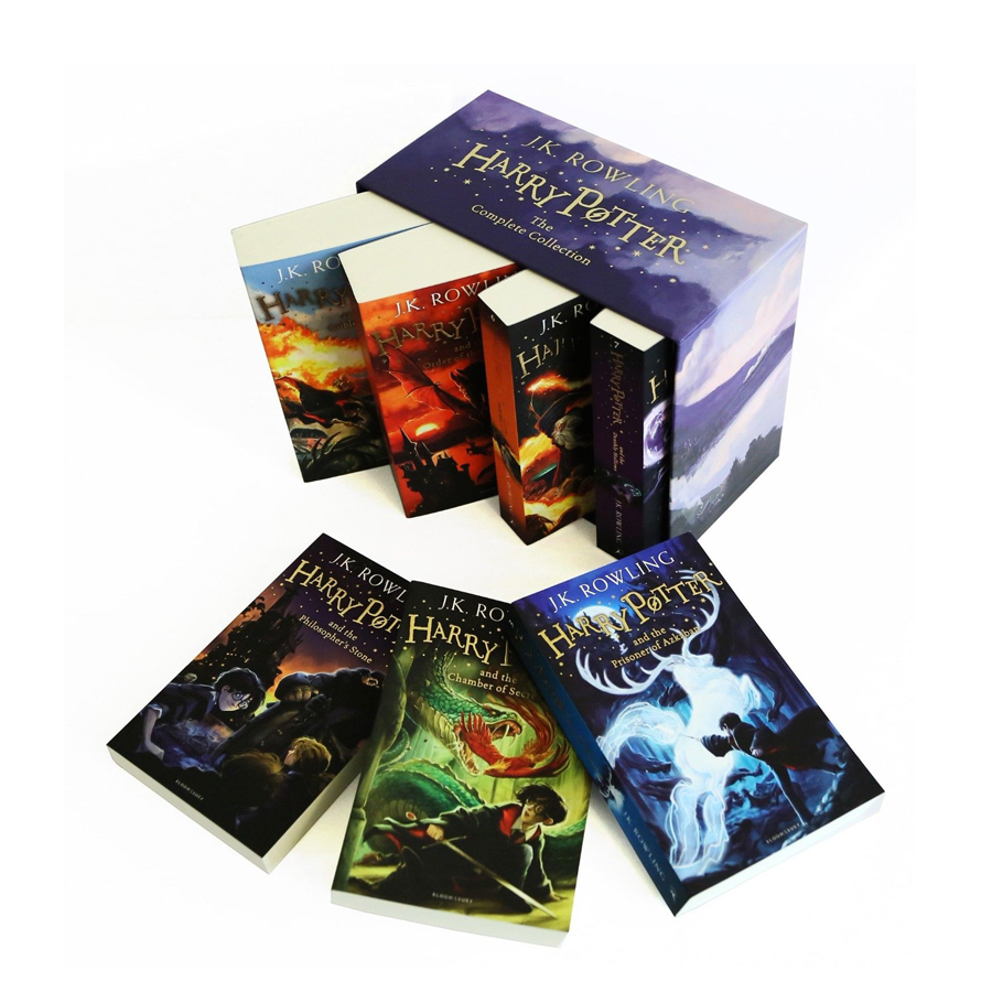 Harry Potter Box Set : Books # 1 to 7 - The Complete Collection Children - Bloomsbury UK Edition (Paperback) (English Book)