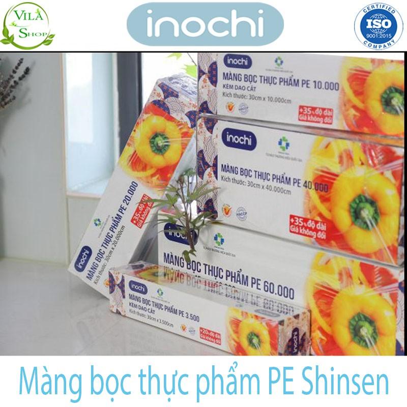 Màng Bọc Thực Phẩm, PE Shinsen 30cm x 40000cm INOCHI Giúp Bảo Quản Thực Phẩm An Toàn Tiện Lợi Và Bảo Vệ Sức Khỏe