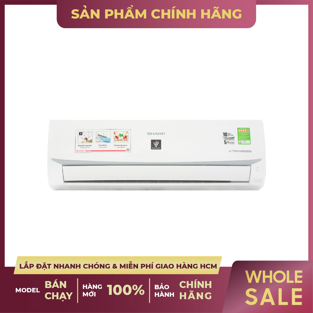 Máy Lạnh Sharp Inverter 1.5 HP AH-XP13WMW