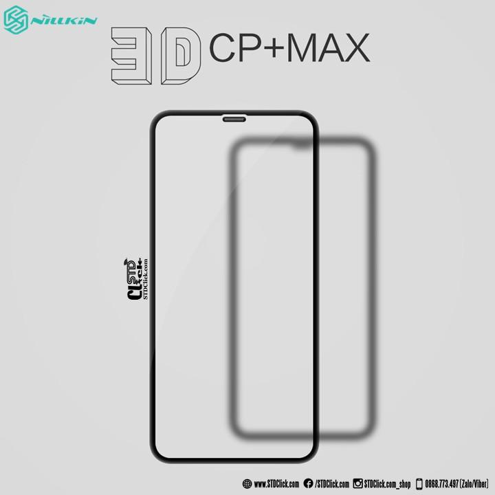 KÍNH CƯỜNG LỰC DÀNH CHO ĐIỆN THOẠI IPHONE X - XS - XR - XS MAX NILLKIN 3D CP+MAX CÓ MÀNG LOA