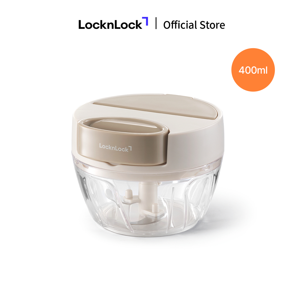 Dụng Cụ Xay Tỏi Ớt LocknLock CKS342BEG, CKS343BEG, CKS344BEG, Hàng Chính Hãng, Kéo Tay - JoyMall