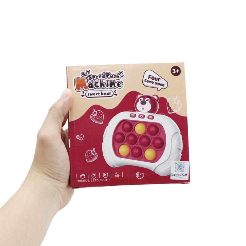 Máy Chơi Game Pop It Sweet Bear - HP14 - Màu Hồng