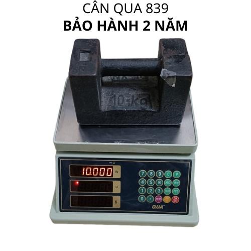 Cân tính tiền điện tử Chống Nước QUA ( 839 ) Dùng Cho Nhà Hàng Bán Hải Sản,Tôm, Cua,Cá Bảo Hành 2 Năm