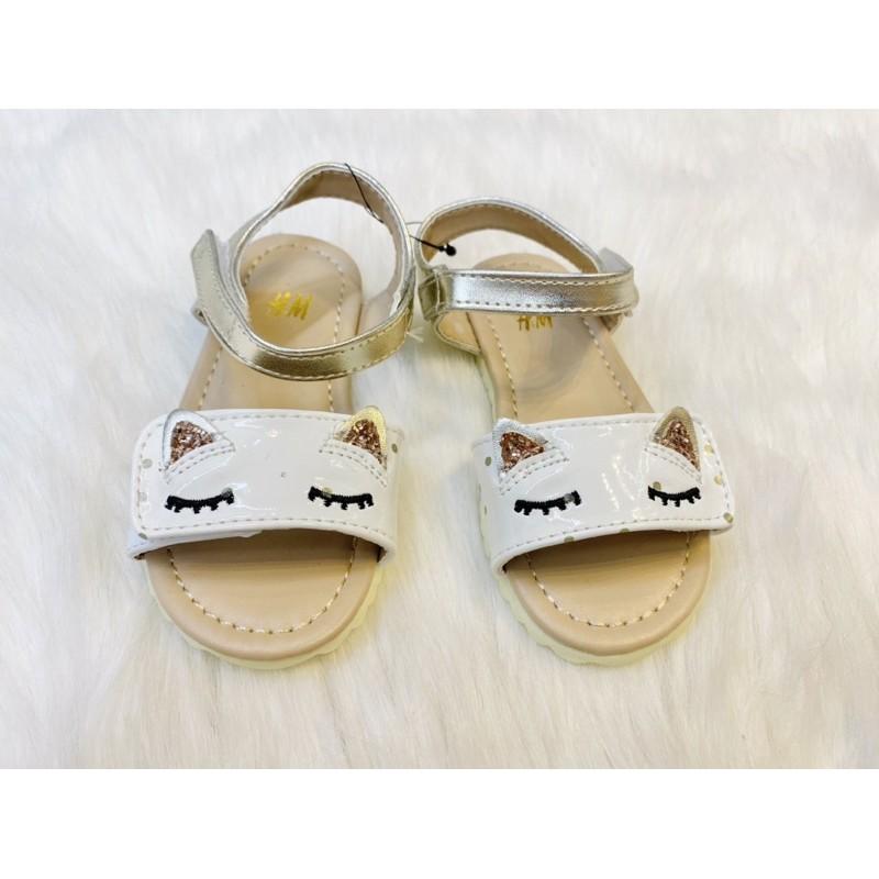 Sandal mèo trắng bé gái size 24-34 (có ảnh thật)