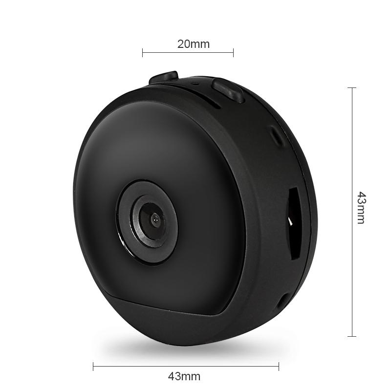 A19 Camera WiFi IP An Ninh Gia Đình Máy Quay Mini Không Dây HD 1080P Đầu Ghi Hình Hồng Ngoại Nhìn Đêm Tự Động Phát Hiện Chuyển Động P2P Kích Sóng