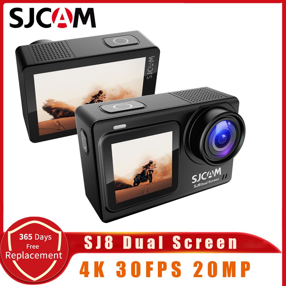 Máy ảnh hành động SJCAM SJ8 Màn hình kép 4K 30fps 20MP 30M WiFi WiFi Vision Vision 2.33 "Màn hình thể thao cảm ứng IPS
