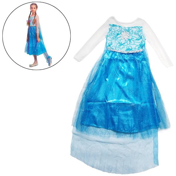 Bộ Váy Elsa Hóa Trang Halloween Bé Gái - Size L - Nuan Nuan 8013