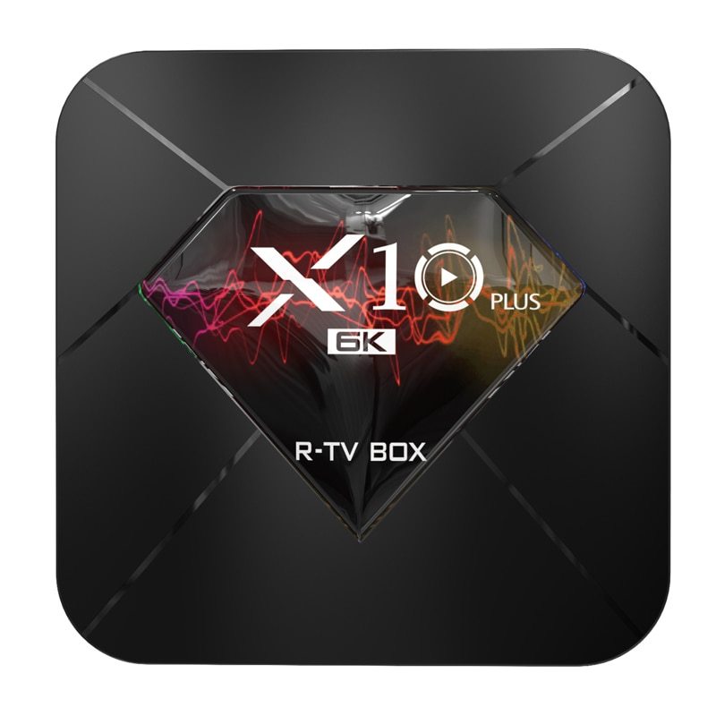 Android tivi R -tv box X10 Plus điều khiển cử chỉ và giọng nói android 9.0 Ram 4G Rom 32G - Hàng Nhập Khẩu