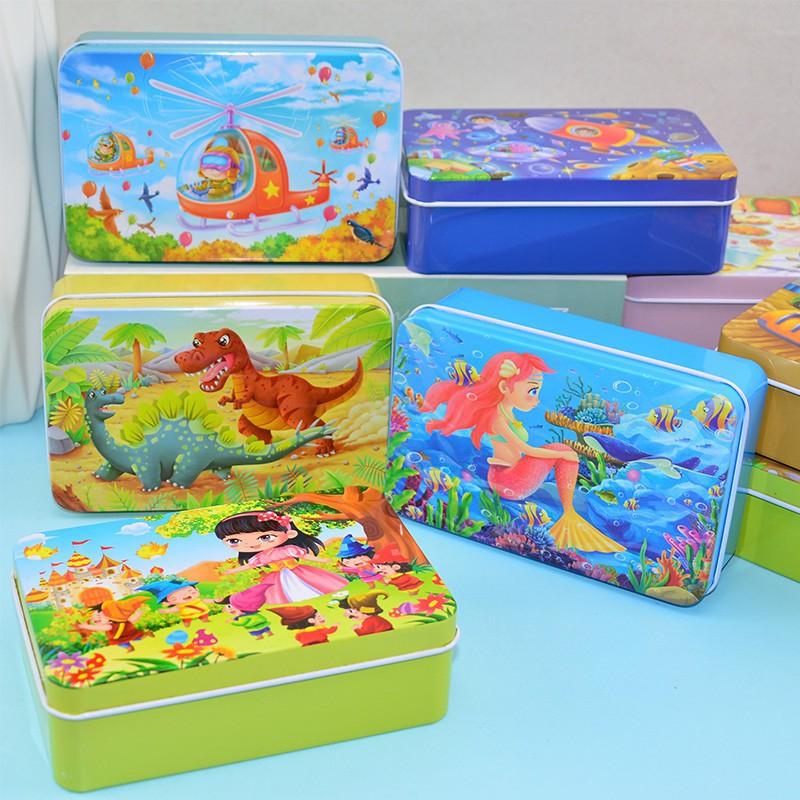 Đồ chơi ghép hình 60 chi tiết gỗ cho bé phát triển tư duy