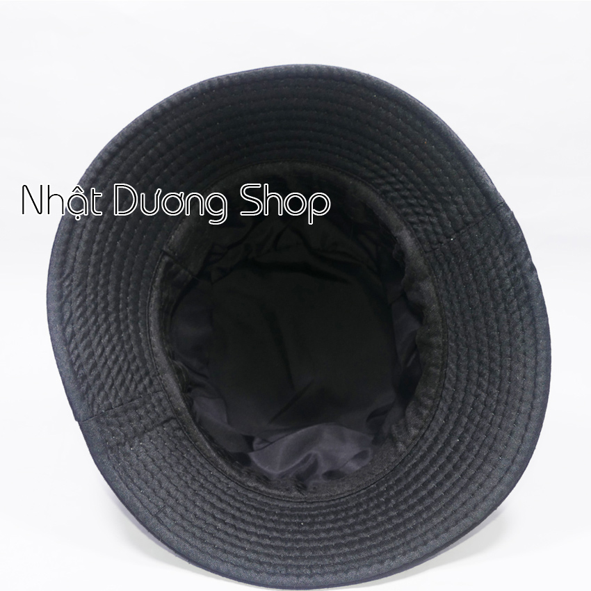 Nón bucket tai bèo thêu I Love You ! chất liệu vải Cotton thoáng mát mà hợp thời trang