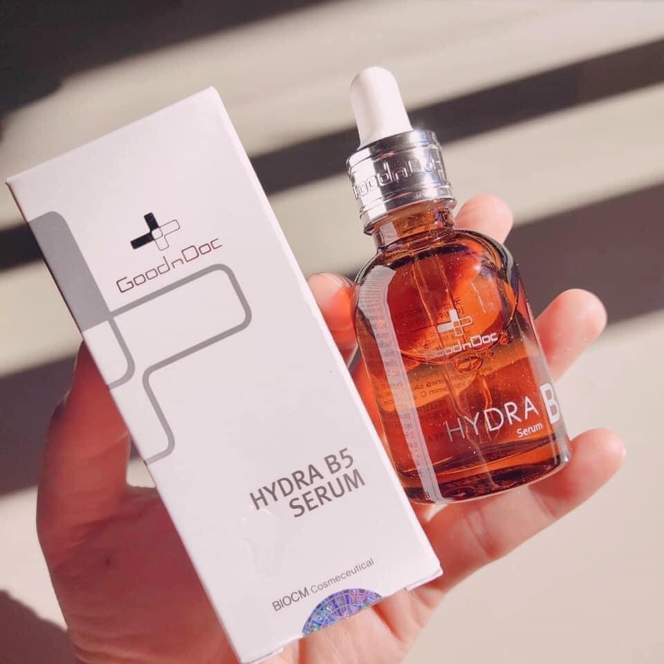 Serum dưỡng mờ thâm GoodnDoc Hydra B5 - dưỡng ẩm phục hồi, cấp ẩm cho da mịn và trẻ trung hơn