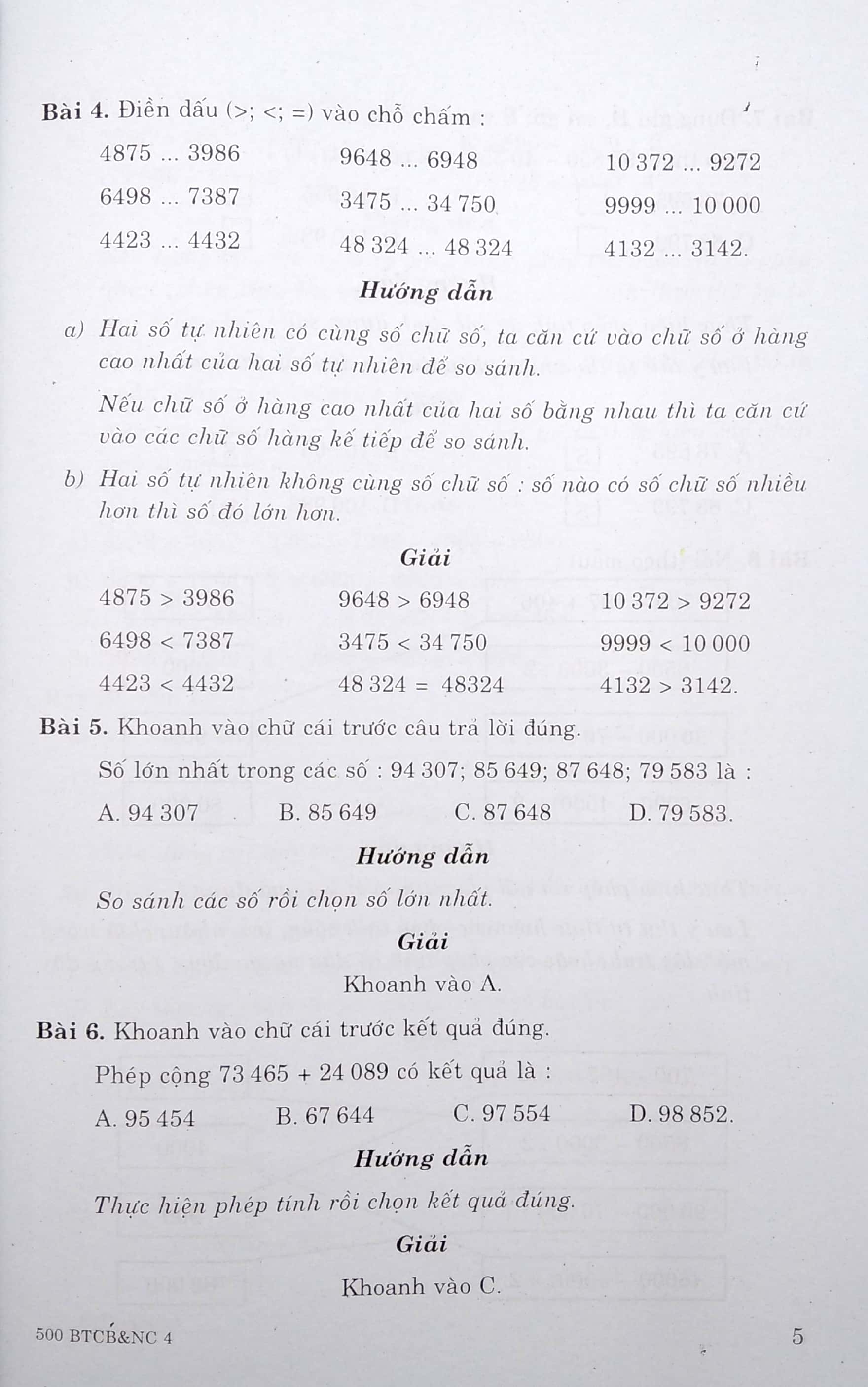 500 Bài Toán Cơ Bản Và Nâng Cao Lớp 4 (Tái Bản 2021)