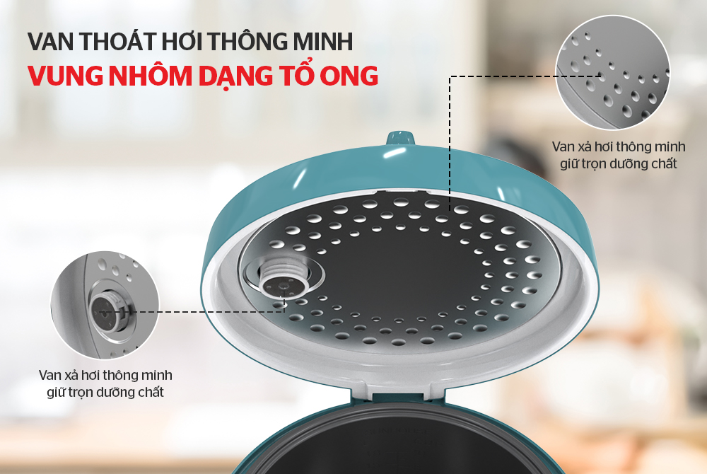 Nồi Cơm Điện 1.8L Sunhouse SHD8605 - Hàng Chính Hãng