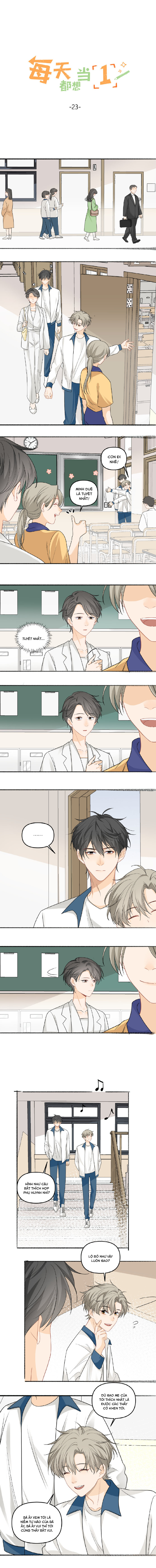 mỗi ngày đều muốn đứng hạng nhất chapter 23 1