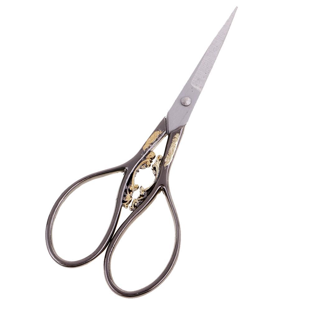 2x Stainless Steel Sewing Scissors in Steel Sewing Scissors