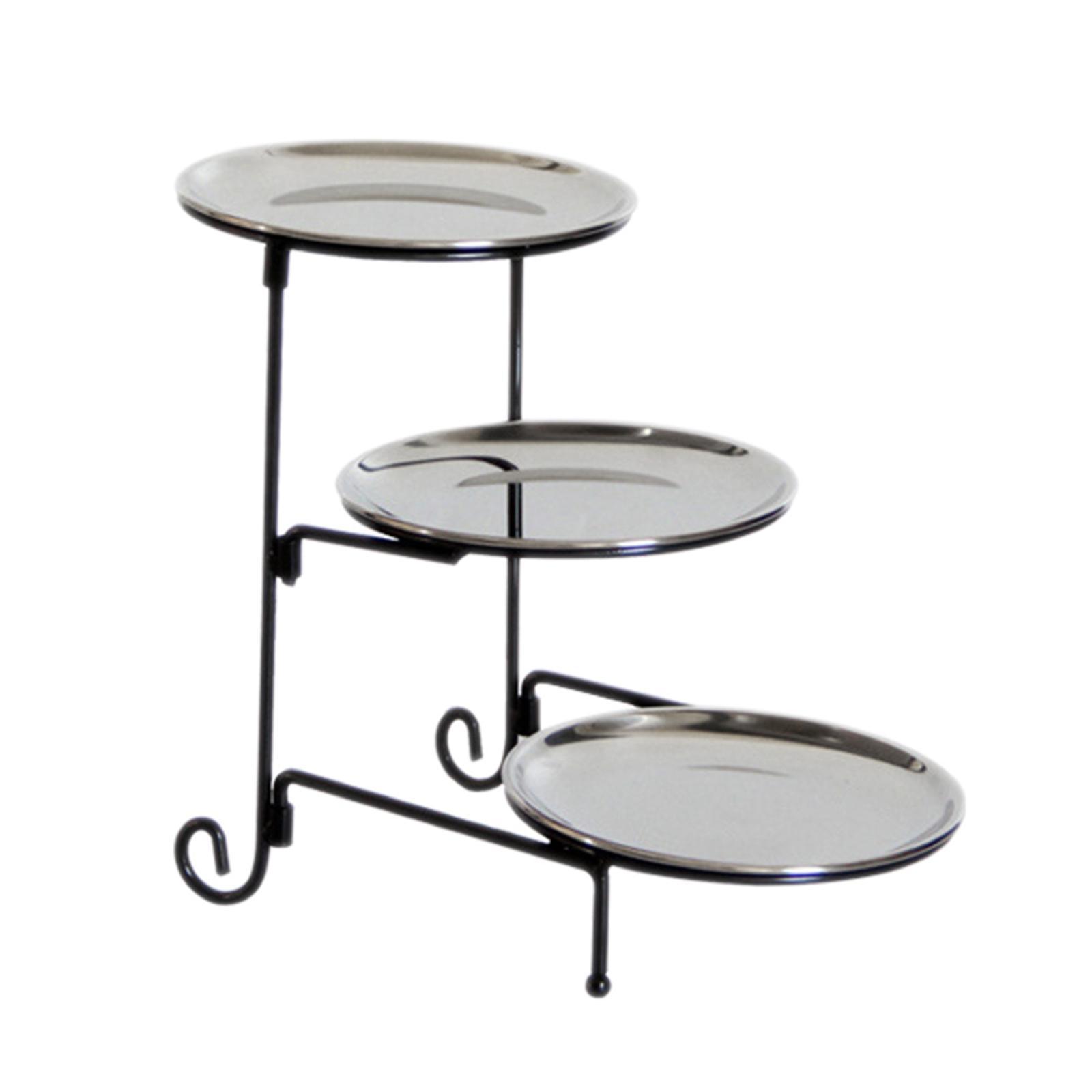 3 Tier Serving Tray   Cupcake Stand Snack Storage Tray for Wedding