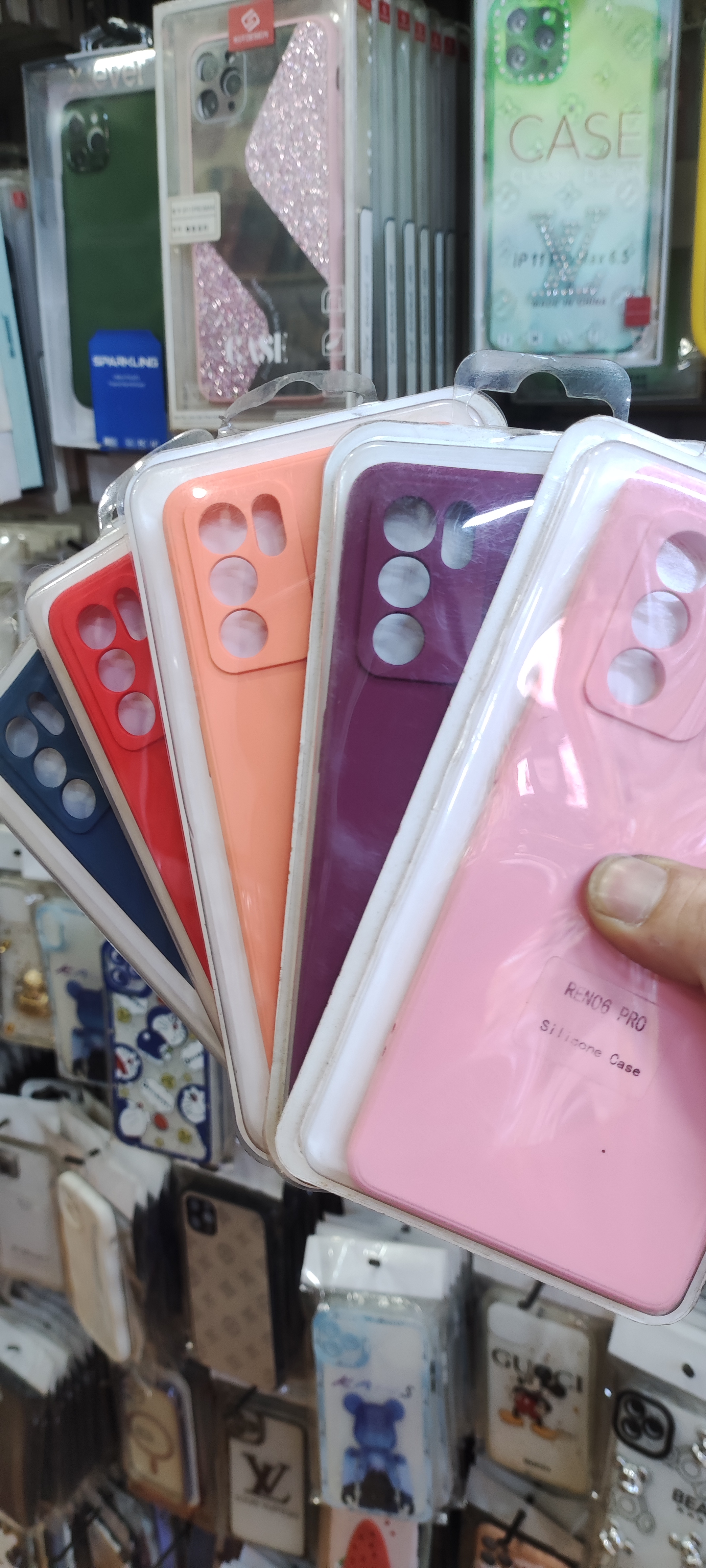 Ốp Lưng Màu 3D Camera Cho OPPO  Reno6 5G Chống Sốc, Bảo Vệ Camera, Chống Bám Vân Tay, Không Phai Màu