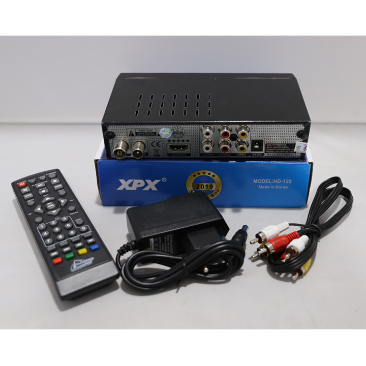 Đầu thu kỹ thuật số Dvb t2- XPX- dau thu Truyền Hình Mặt Đất Dvb t2- Full HD 1080p thu được hơn 80 kênh phổ thông- Hàng chính hãng