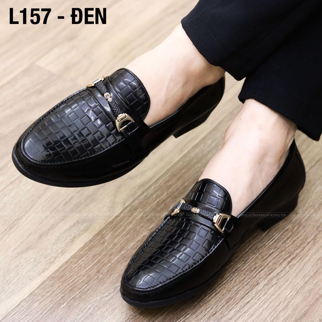 Giày lười nam , giày da nam đẹp giá rẻ L157
