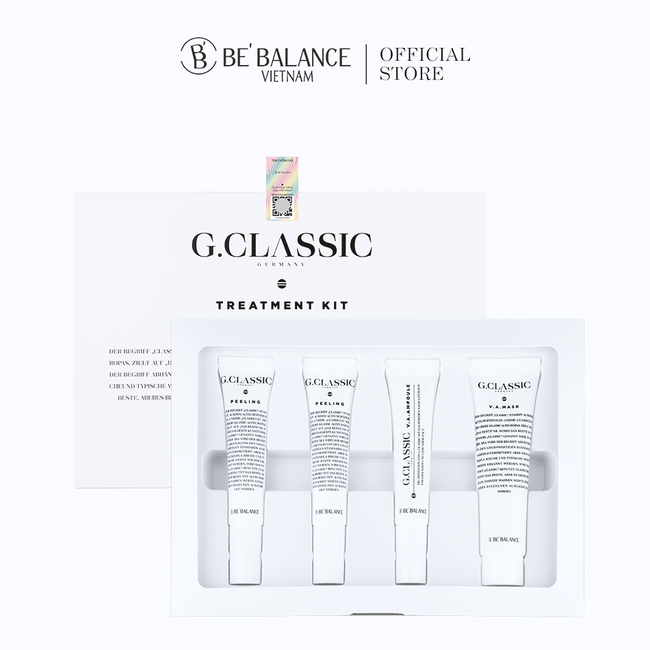 Bộ sản phẩm phục hồi, tái tạo da Be'Balance G.Classic Treatment Kit