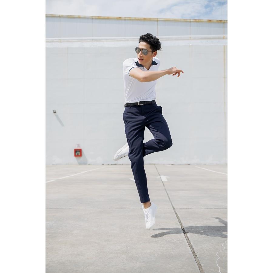 Áo polo nam F2 Fashion &amp; Freedom - TC385 TX màu trắng