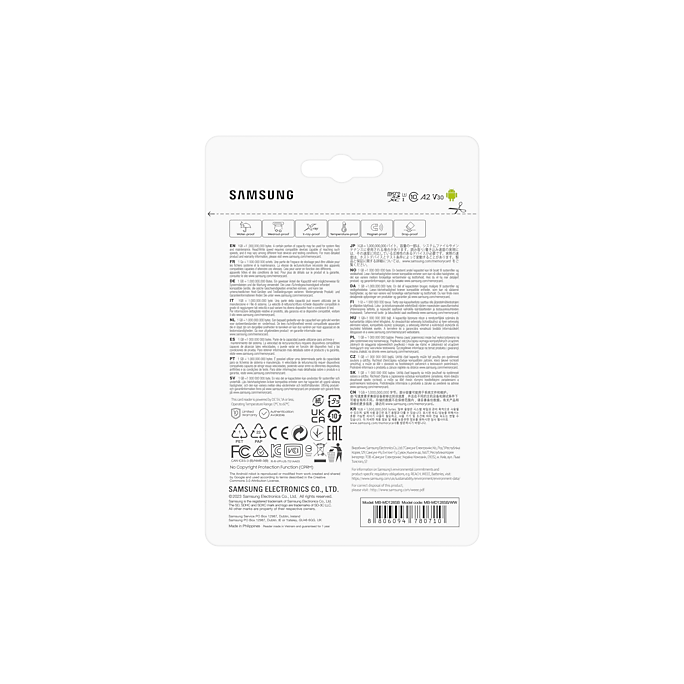 Thẻ Nhớ MicroSDXC Samsung PRO Plus UHS-I 180MB/s Kèm Adapter - Hàng Chính Hãng