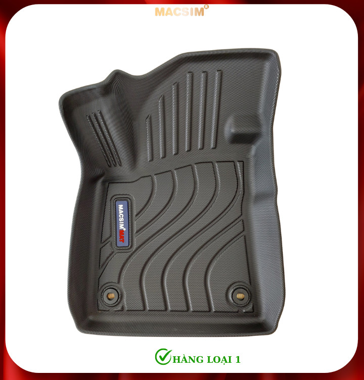 Thảm lót sàn xe ô tô Peugeot MG4 Nhãn hiệu Macsim chất liệu nhựa TPE cao cấp màu đen